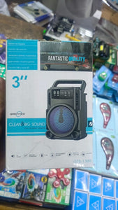 Gts-1360 Wireless Speaker Bluetooth Rechargeable Speaker Portable Wireless Mini 3 Inch Mini Bt Speaker